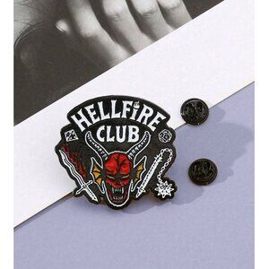 Stranger Things - Hellfire Club - Large Enamel Pin